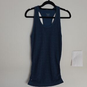 Athleta Tank Slim Fit Ruched Racerback Sz S